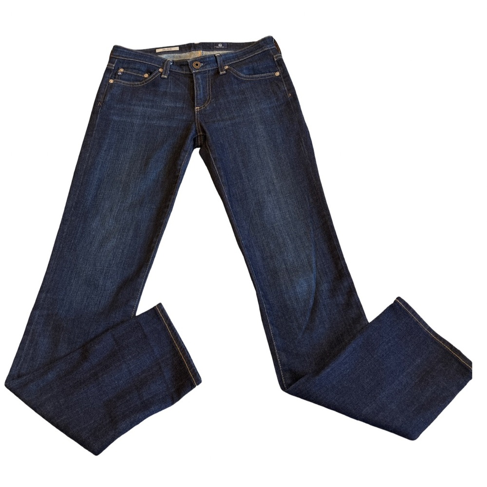 AG Adriano Goldschmied Dark Blue The Stilt Cigerette Leg Jeans Size 26